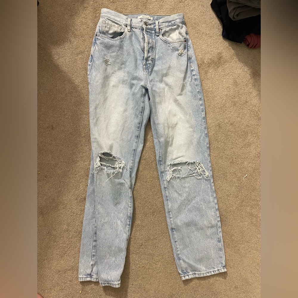 PacSun dad jean size 26 light blue distressed